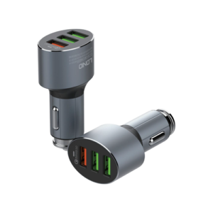 3 USB (1 QC3.0 & 2 Auto-ID) Car Charger